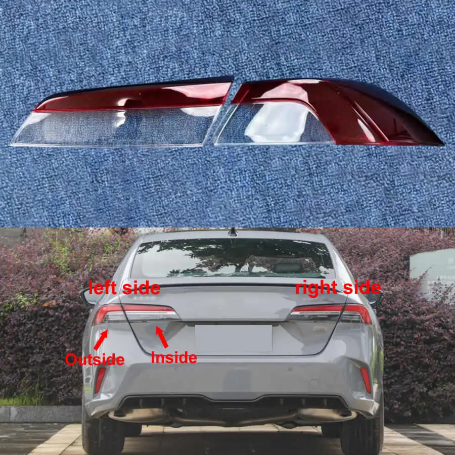 Für Honda Inspire 2023 2024 2025 Rückleuchtengehäuse Rücklichtabdeckung Bremslichtmaske Ersatz für den Original-Lampenschirm