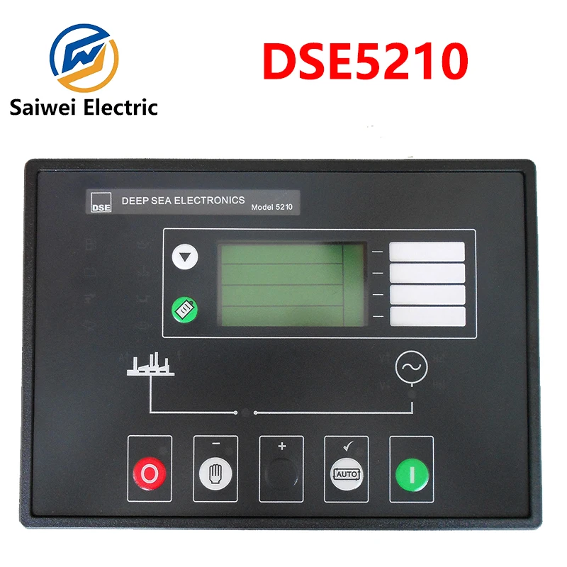 DSE5210 DSE5120 Deep Sea Generator Electronic Controller Module Control Panel Automatic Star LCD Display