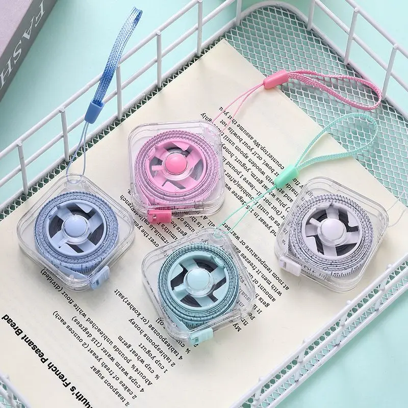2-Meter Mini Metric and Imperial Durable Measuring Tape Multifunctional and High-Precision Household Shrinkage Measuring Tape