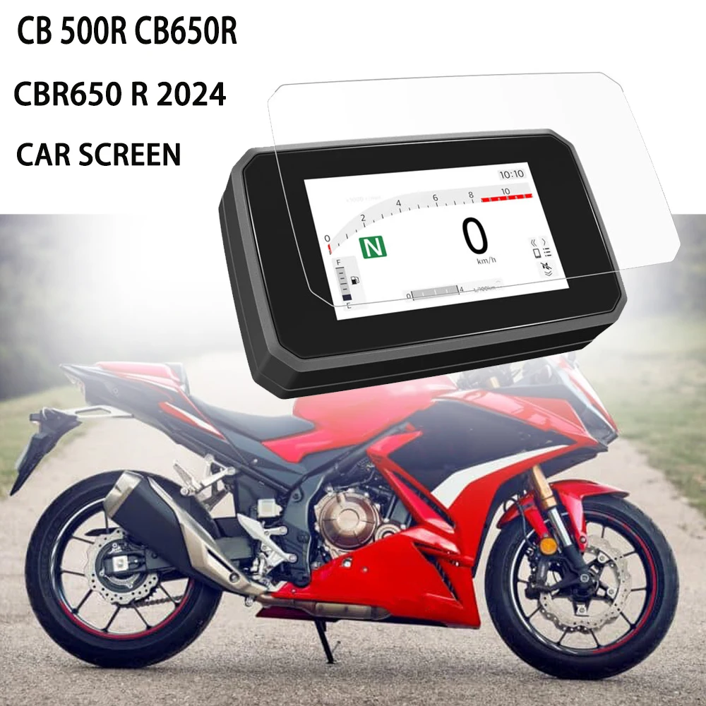 

For Honda CB500R CB 500R CB650R CB 650R CBR650R Motorcycle Scratch Cluster Screen Dashboard Protection Instrument Film 2024- Ne