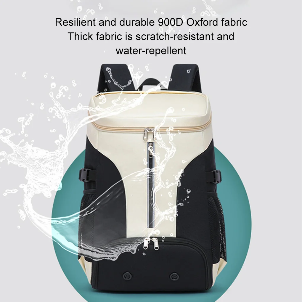 Badminton Rackets Backpack Large Capacity Outdoor Sports Travel Shoulder Bag Shoes Pocket Laptop Bag Basketball Gym Rucksack