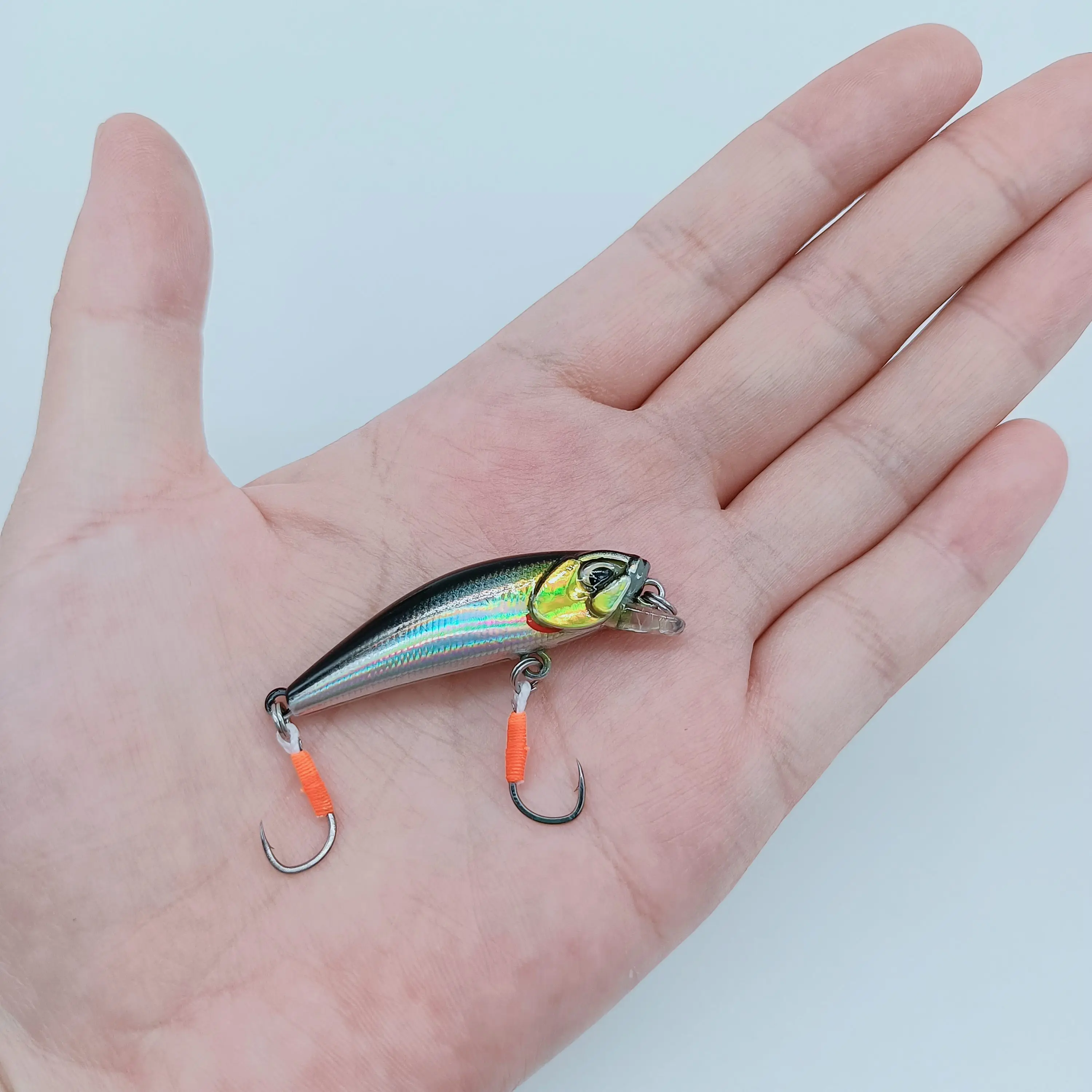 Duoduoyu 1pcs Mini sinkende Elritze Angel köder 3,5g/4,5 cm kleine Wobbler isca künstliche Swimbait Bass Angel gerät – Detail 1