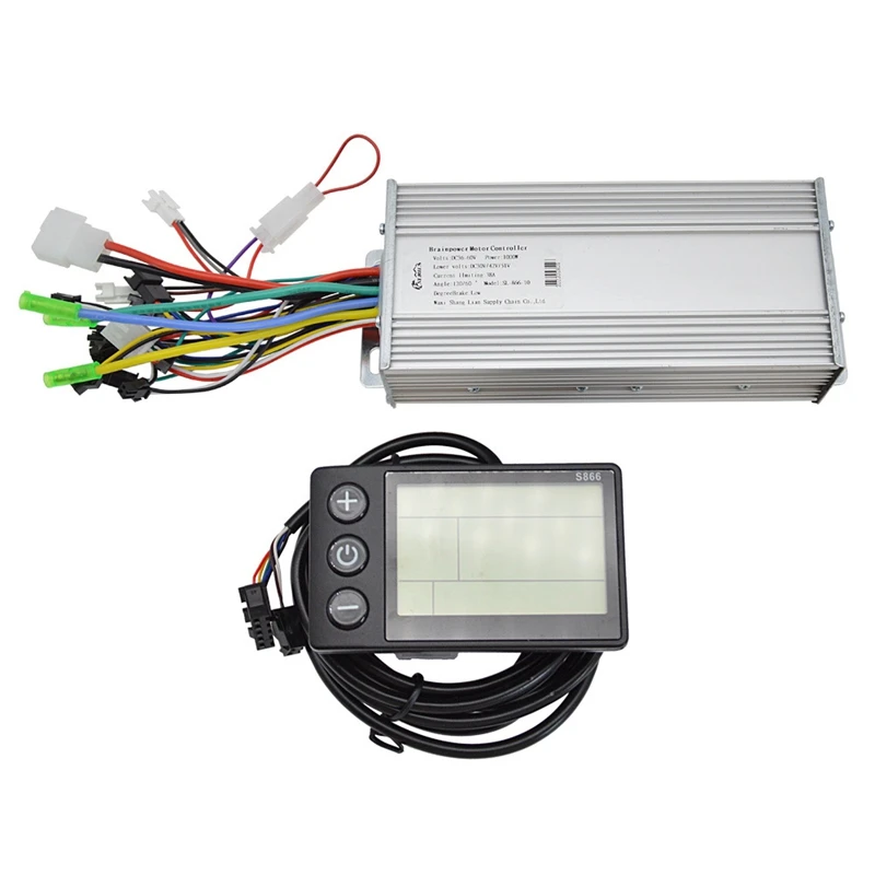 

Controller 1000W Work With S866 Display Controller 36V - 60V For Electric Bike Motor 1000W