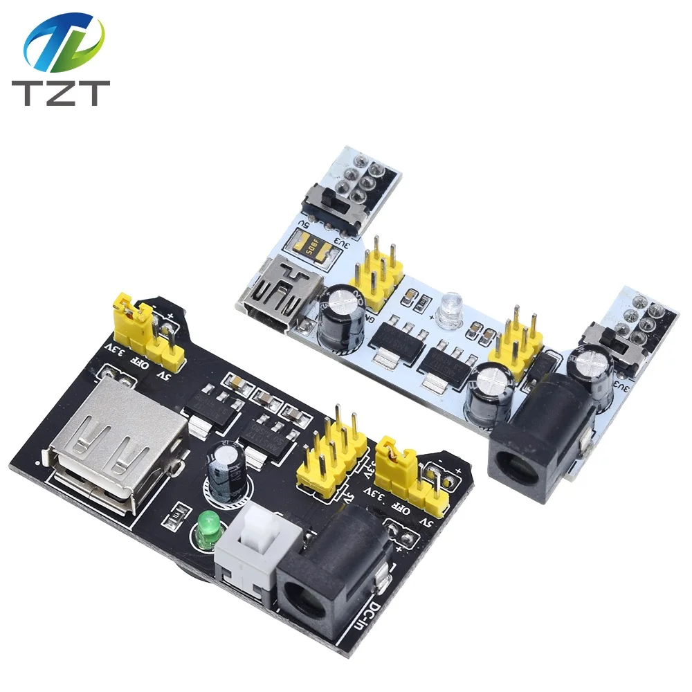 TZT MB102 Breadboard Power Module+MB-102 830 Points Solderless Prototype Bread Board kit +65 Flexible Jumper Wires image 4