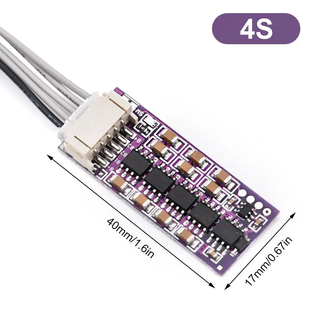 BMS 1.5A 3S 4S 5S 6S 8S 14S 17S 21S Li-ion Lifepo4 LTO Lithium Battery Active Equalizer Balancer Board Balance Capacitor