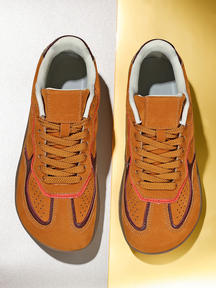 

Men's Flat Shoes for Wide Feet Unisex Comfortable and Versatile Barefoot-Style Walking Shoes with Wide Toe Box