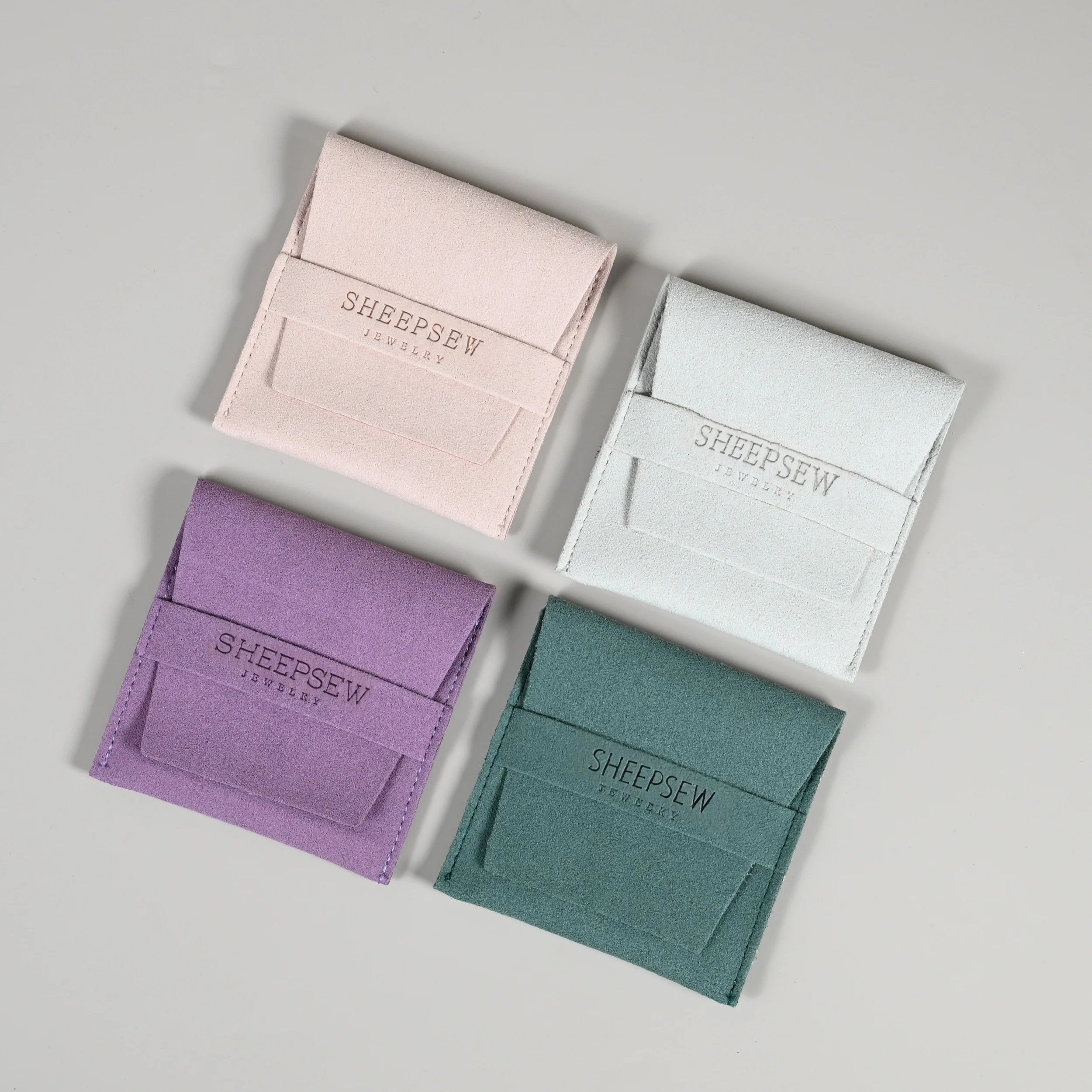 

Утолщенные сумки для ювелирных изделий из микрофибры 50, серьги, ожерелья, кольца, сумка для хранения ювелирных изделий с индивидуальным логотипом