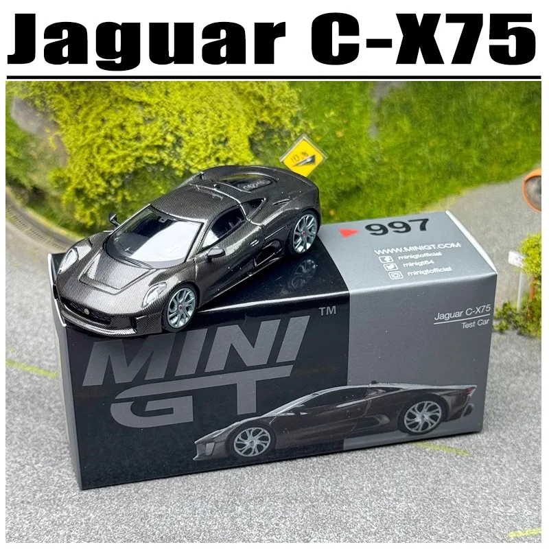 

MINIGT 1/64 Jaguar C-X75 Alloy Toy Motor Vehicle Diecast Metal Model Gifts