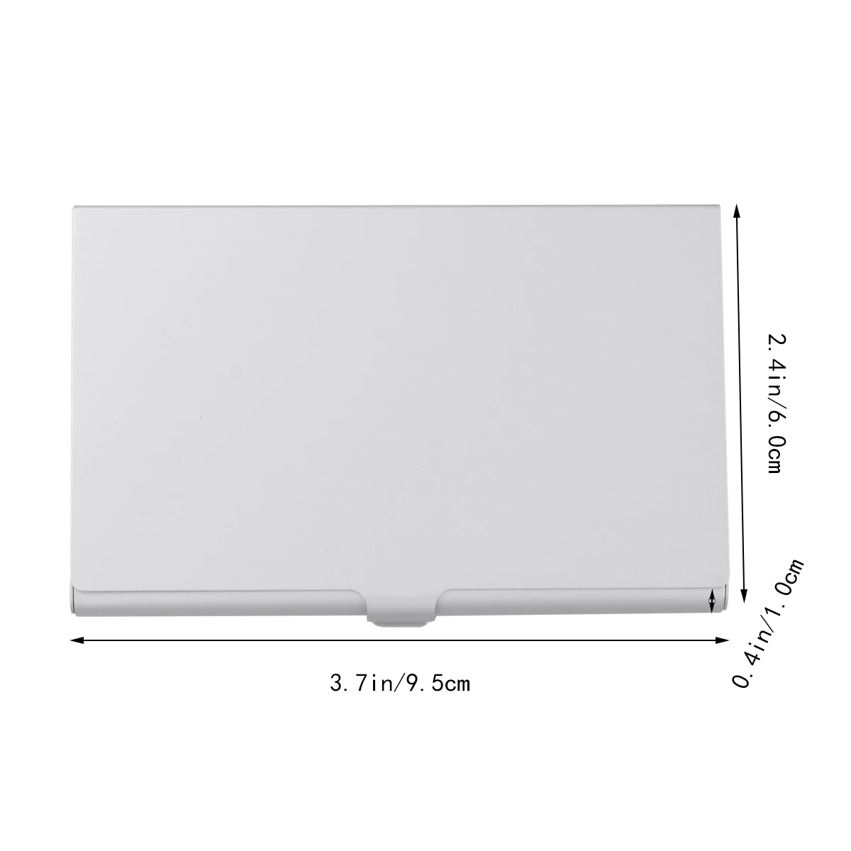 

2pcs Portable Aluminum Alloy Business Name Holder Desktop Name Organizer Metal Business Credit Case Box Organizer (