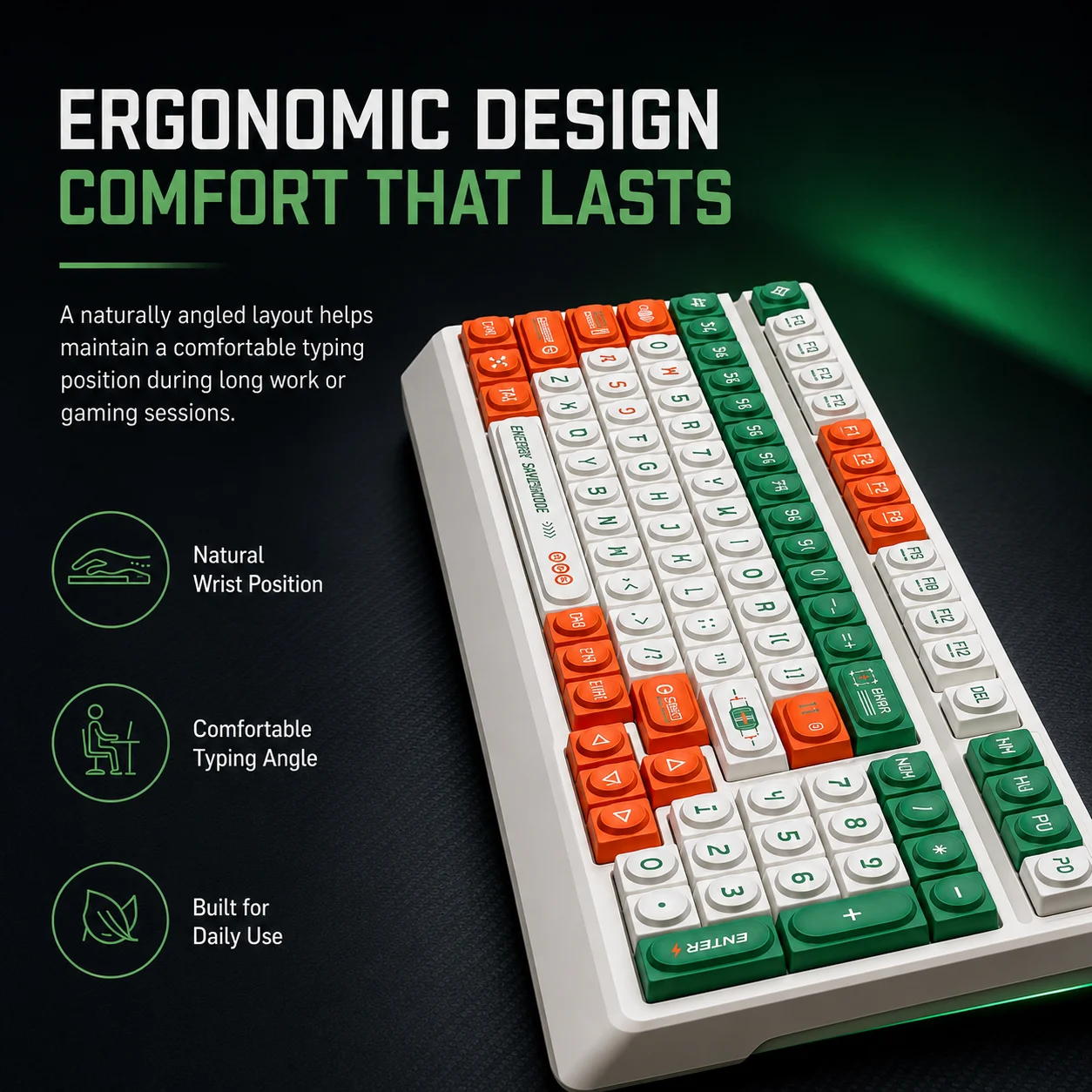 119 Keys Retro Block Keycap Set PBT+PC Rounded Profile Keycaps for MX Style Mechanical Keyboard Custom Keyboard Accessories