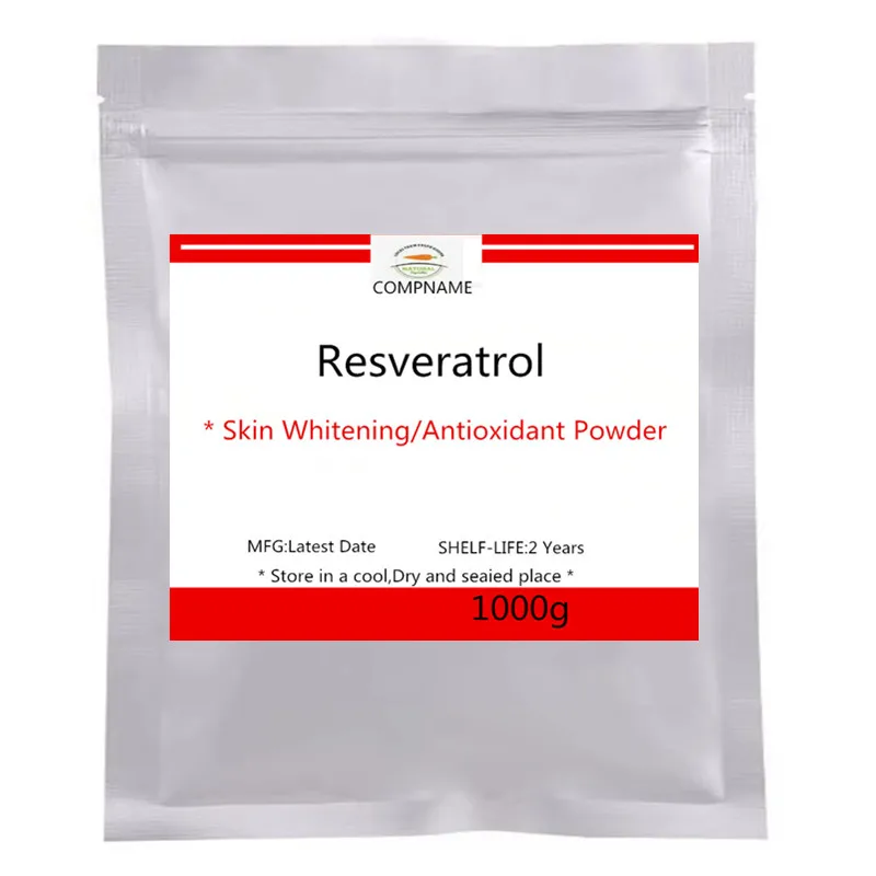 Hot Sale Resveratrol powder Pure Cosmetics Skin Whitening Free Shipping