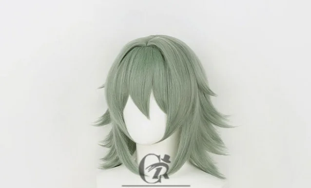 Game Zenless Zone Zero Caesar King Cosplay Wig 90cm Long Green Synthetic Hair