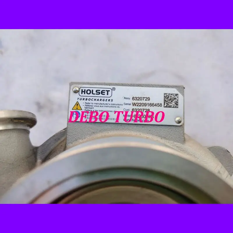 USED GENUINE HOLSET HE200WG 6320728 6320729 Turbo Turbocharger for FOTON CUMMINS QSF3.8 3.8L 4CM T25