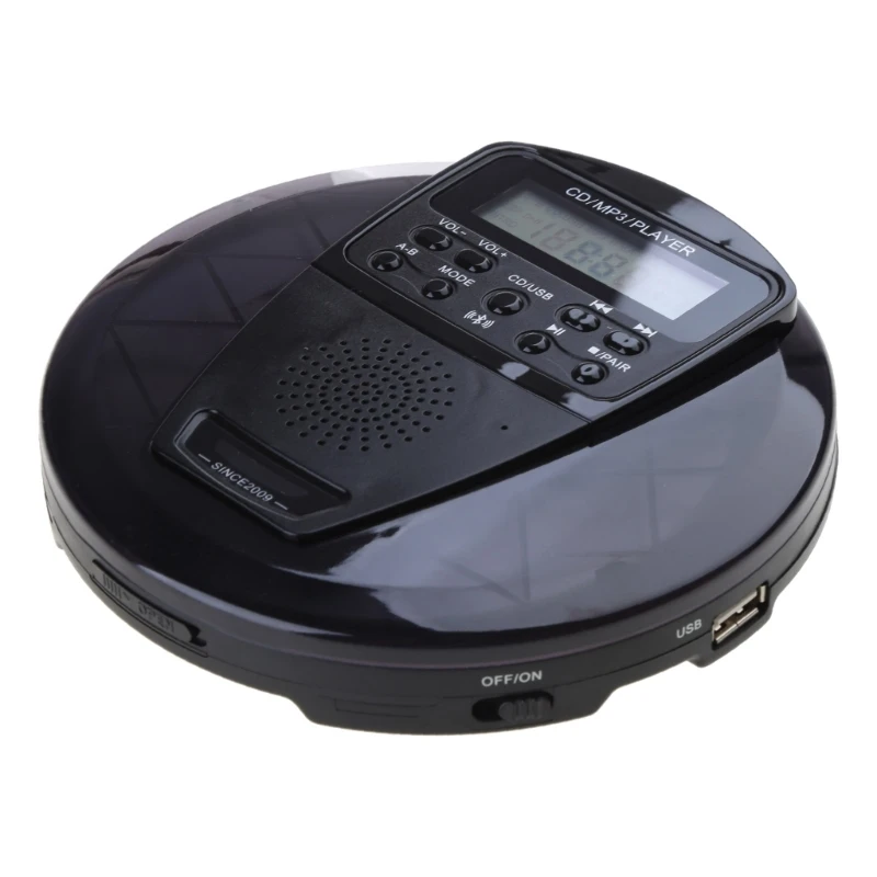 مشغل أقراص محمول 1050mAh يعمل بضغط مع شاشة LCD للمنزل