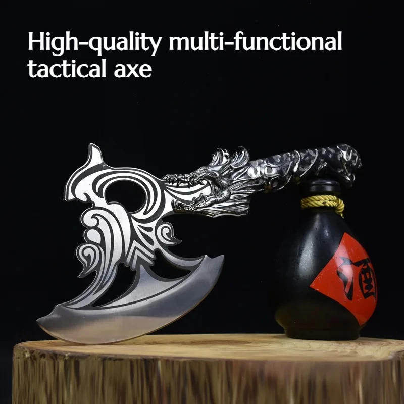 Multi-functional High-quality Outdoor Tactical Axe  Convenient Camping Self-defense and Firewood Chopping Equipment