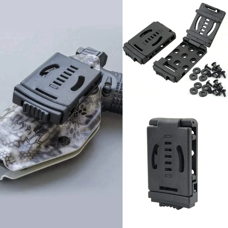 Multi Functional Kydex Belt Clip Is Designed for DIY Outdoor Tool Clips Compatible with Waist Belts and Mag Holster Clips