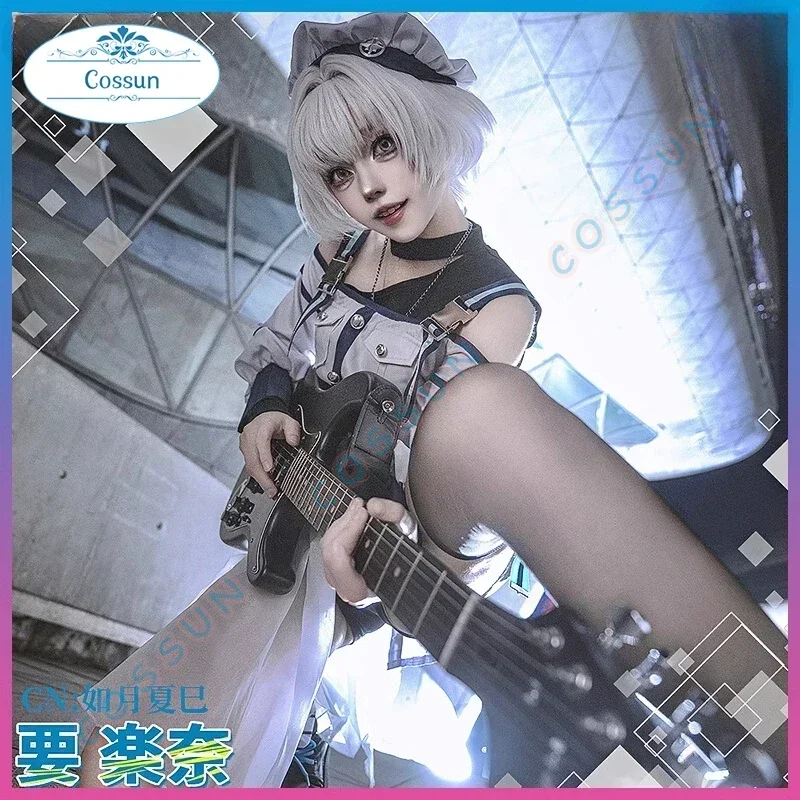 

COSSUN BanG Dream!MyGO!!!!! Raana Kaname Cosplay Costume Halloween Women Dress LiveHose Lolita White Skirt Uniform Sexy Cute Sui