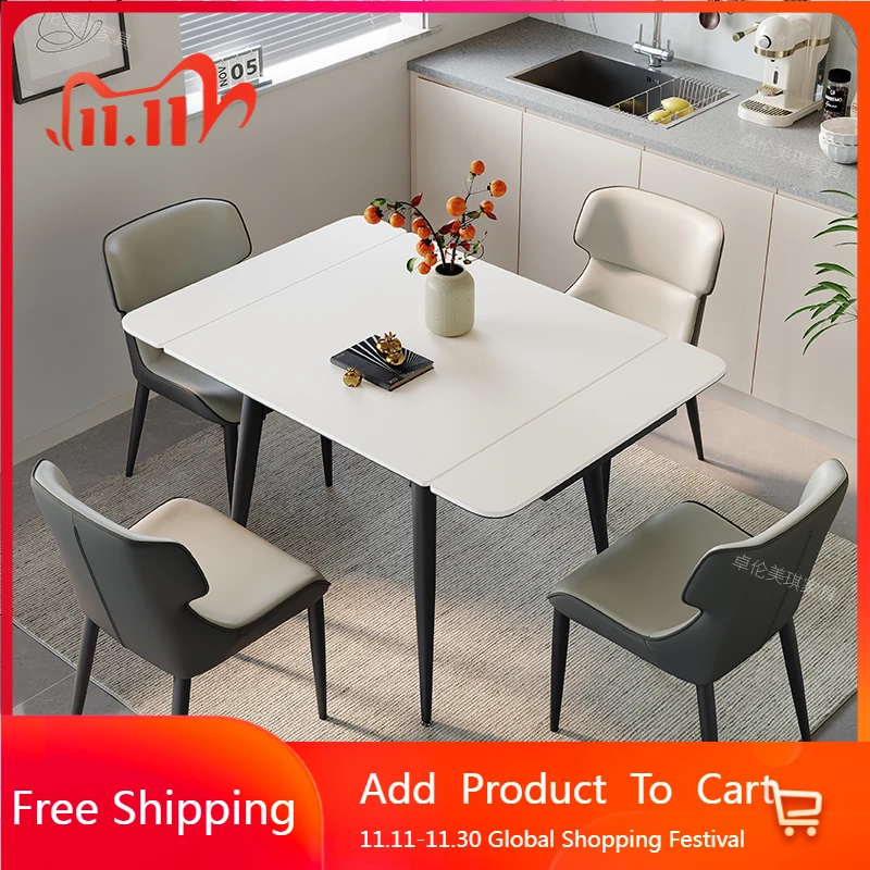 

Modern Nordic Dining Table Living Room Kitchen Wood Chairs Dining Table Lounge Camping Terrace Writing Mesa Salon Furniture