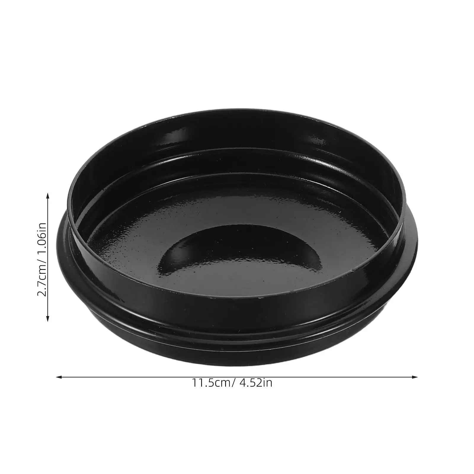 4Pcs Forklift Hub Dust Cover Caps Metal Wheel Hub Protector for Rear Axle Fits 5-7 Ton Forklift Heavy Duty Wheel Rim Covers