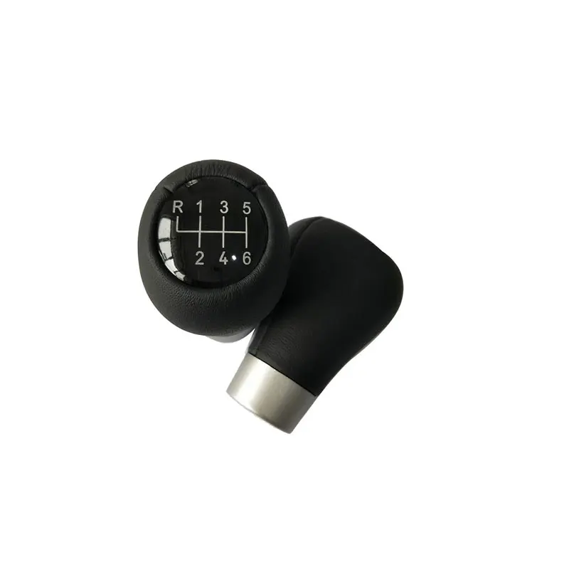 5/ 6 speed Car Gear Shift Knob With Real Leather For BMW 1 3 5 6 Series E30 E32 E34 E36 E38 E39 E46 E53 E60 E63 E83 E84 E90 E91