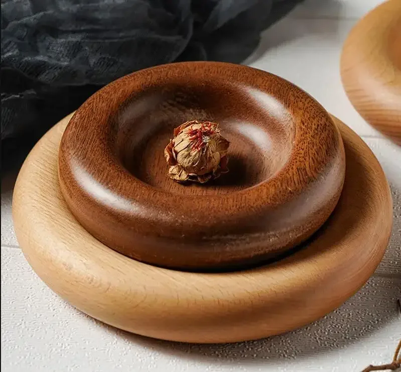 

Wood Color Ceramic Plate Afternoon Tea Cake Dessert Restaurant Decoration Steak Home Kitchen Tableware