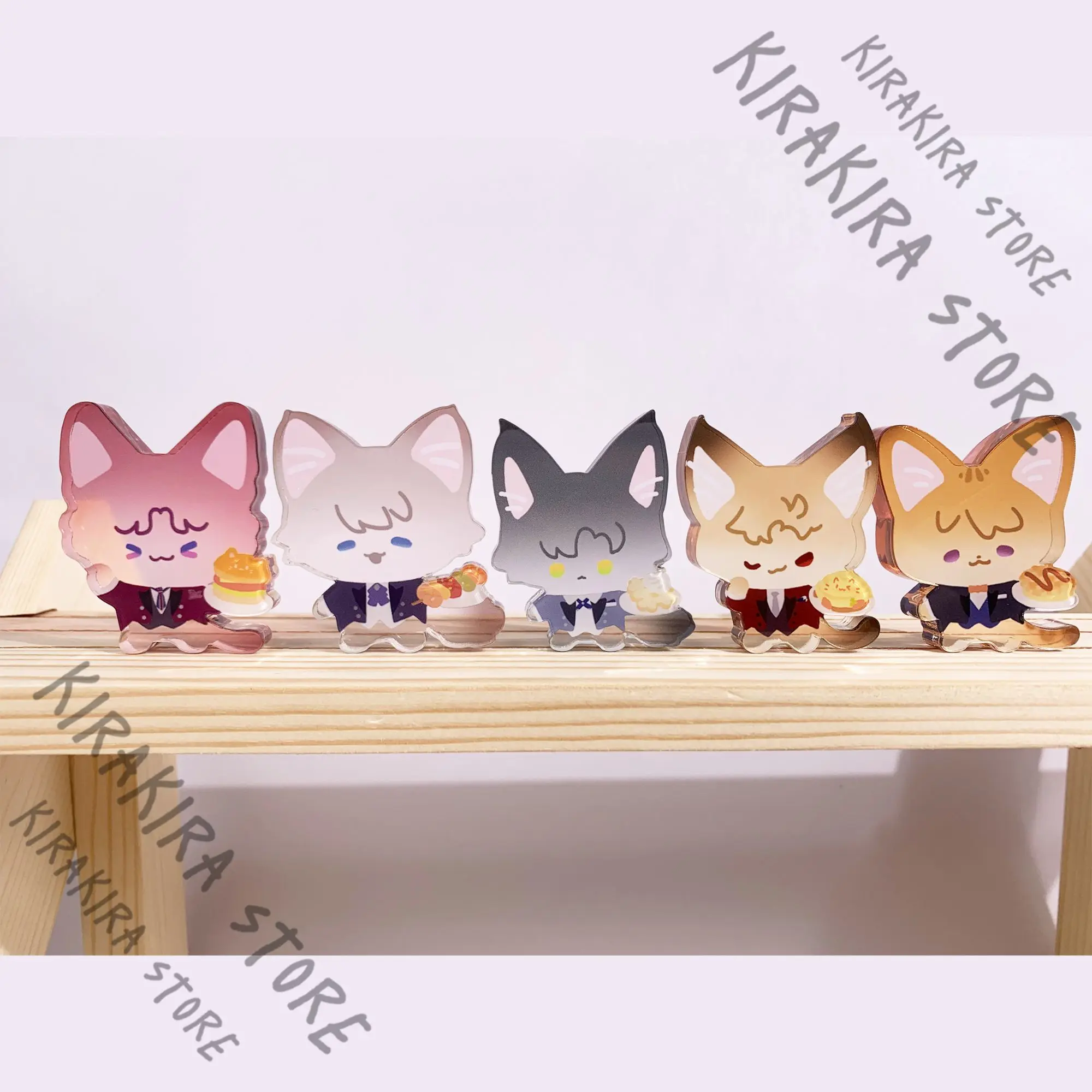 

Love and deepspace Zayne Xavier Acrylic Standing Sign fork Decor Rafayel Sylus Caleb Anime Stand Plate Cosplay Ornaments Set