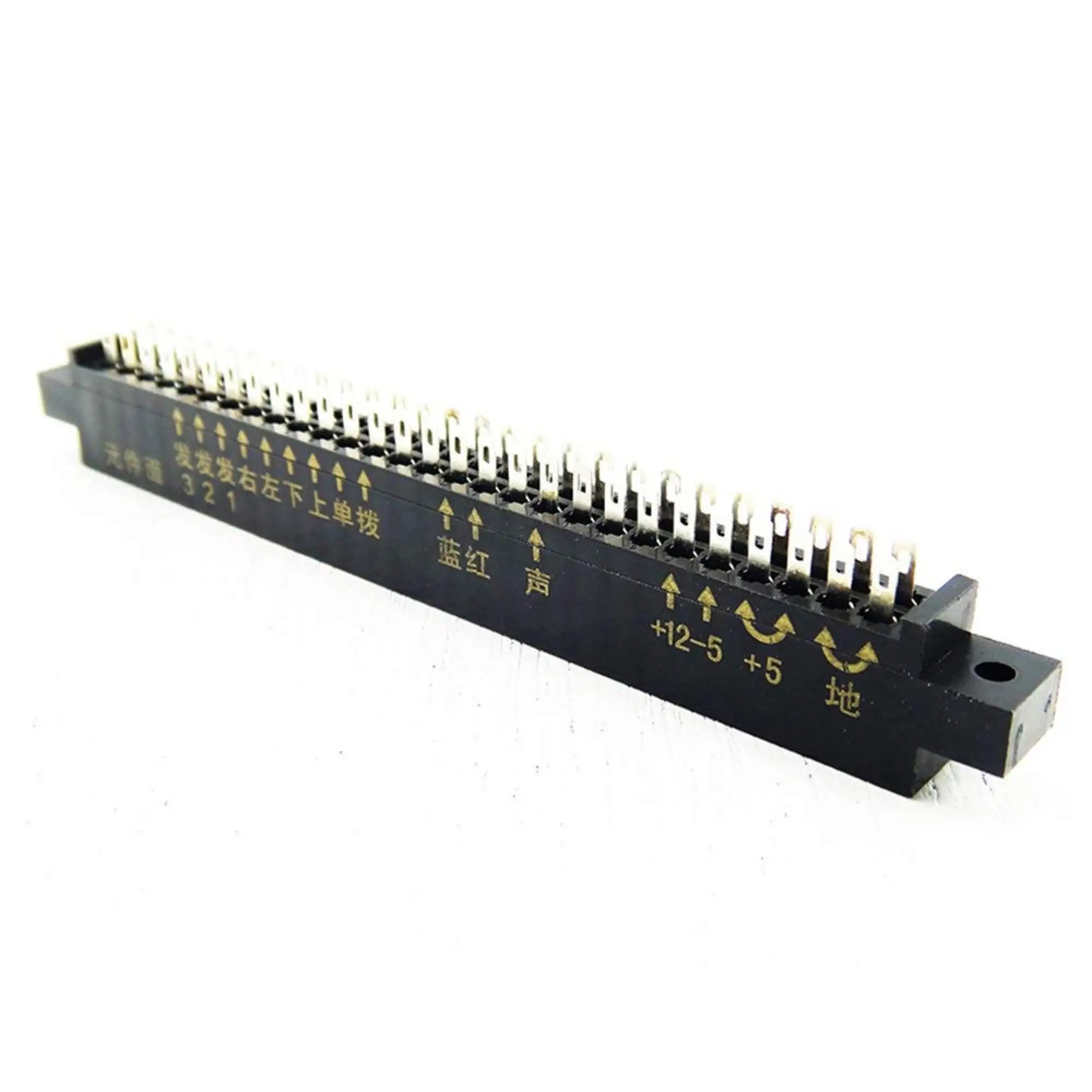 28/56 Pin Female Jamma Connector For Arcade Video Game Machine Part High Quality Black Replacement Repair Arcade Cabinet Parts