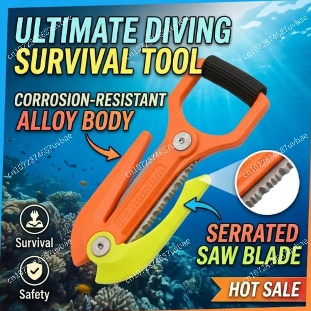portable-titanium-alloy-diving-line-cutter-survival-tool-with-sawtooth-blade-for-underwater-rope-cutting-and-rescue-use