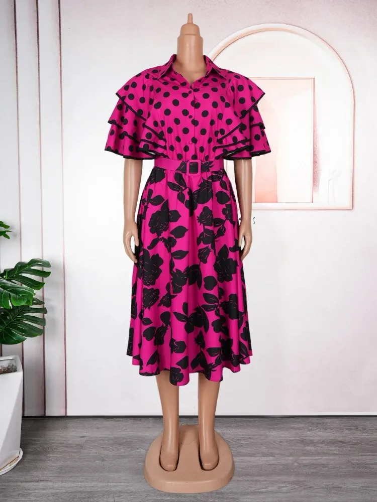 

Elegant African Dresses for Women 2025 New Africa Clothing Plus Size Wedding Party Dress Dashiki Ankara Office Lady Outfit Robe