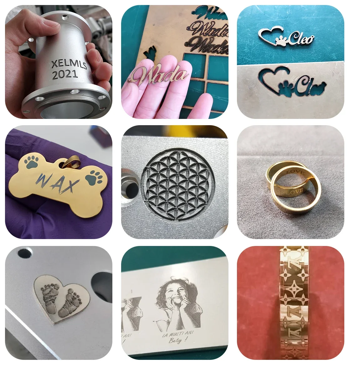 تعزيز عالي الجودة Mini20w آلة التعليم بليزر الألياف بمناسبة المعادن غرامة ساعات المجوهرات