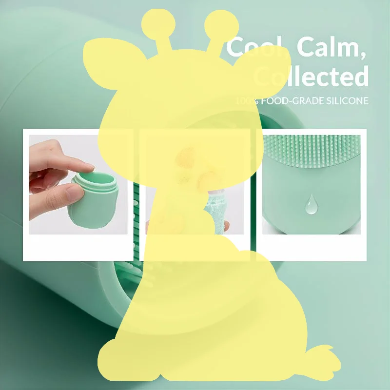 Silicone Face Ice Cube Mold Skincare Facial Ice Roller for Reducing Puffiness and Cold Therapy