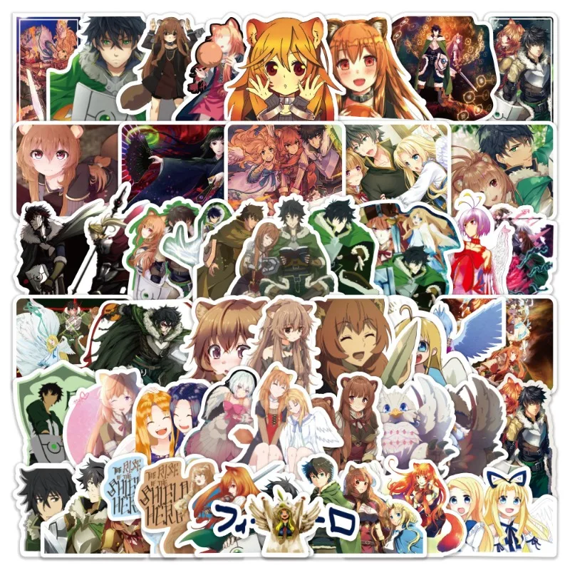 50/30/10PCS Iwatani Naofumi Raftalia Filo Popular Anime Peripheral Decoration Water Cup Suitcase Notebook Waterproof Sticker