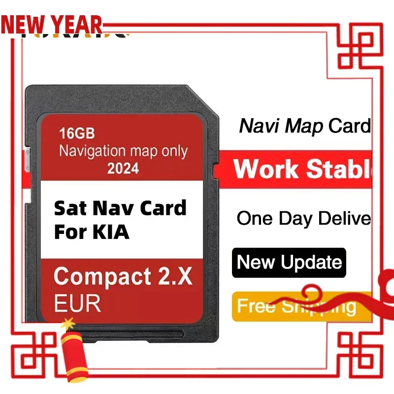 

Sat Nav 16GB SD Card Update Maps EU RU UK GPS Navigation 2024 for KIA Compact 2.X Venga/Ceed/Sportage/Rio/Picanto/Optima/Sorento