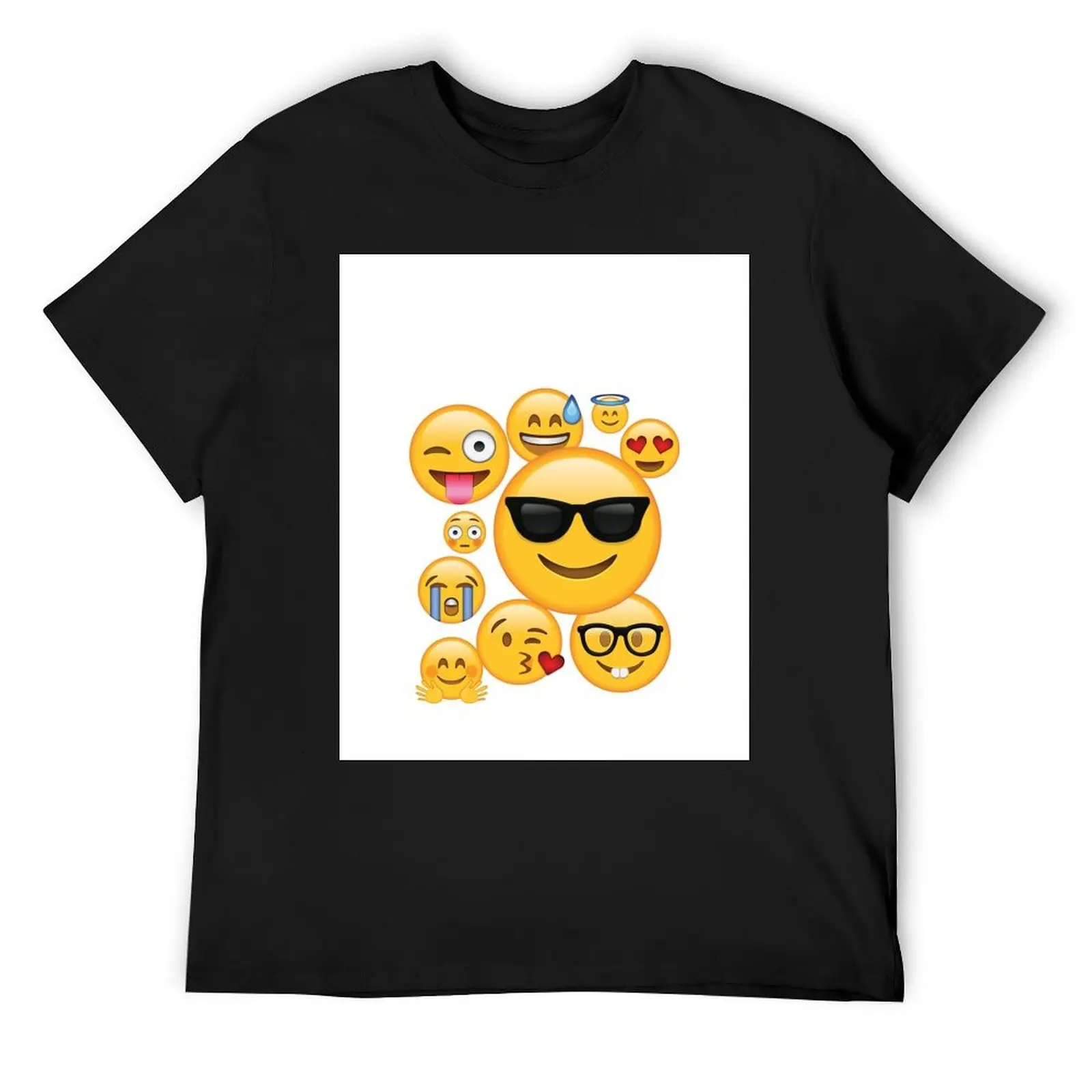 Emoji Pack ComboT-shirt Emoticon Smily Face Tshirt T-Shirt