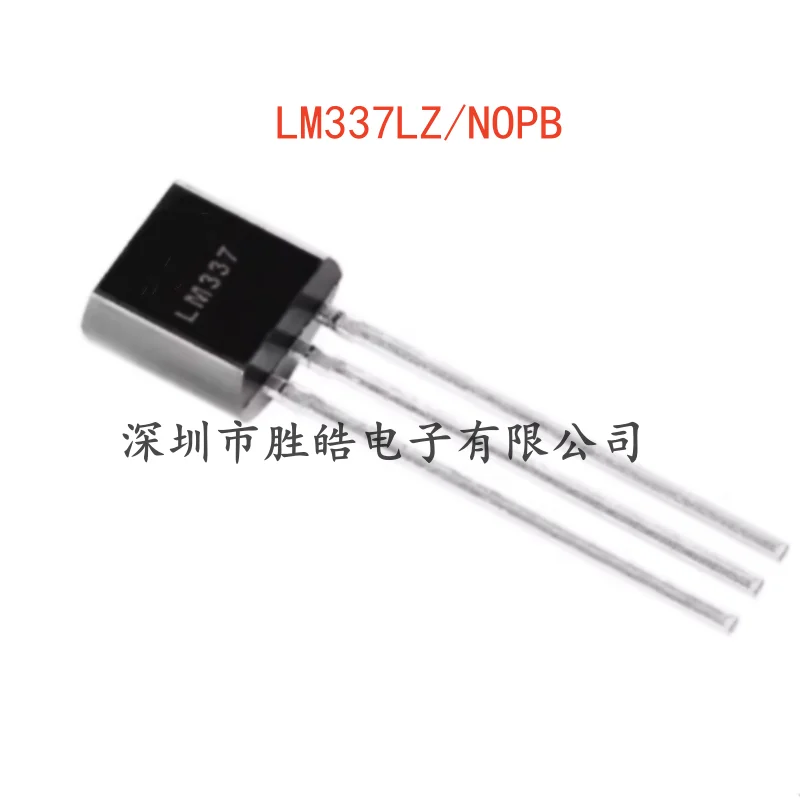 (5PCS)  NEW   LM337LZ/NOPB   Negative Voltage Adjustable Linear Regulator Chip    TO-92-3   LM337LZ   Integrated Circuit