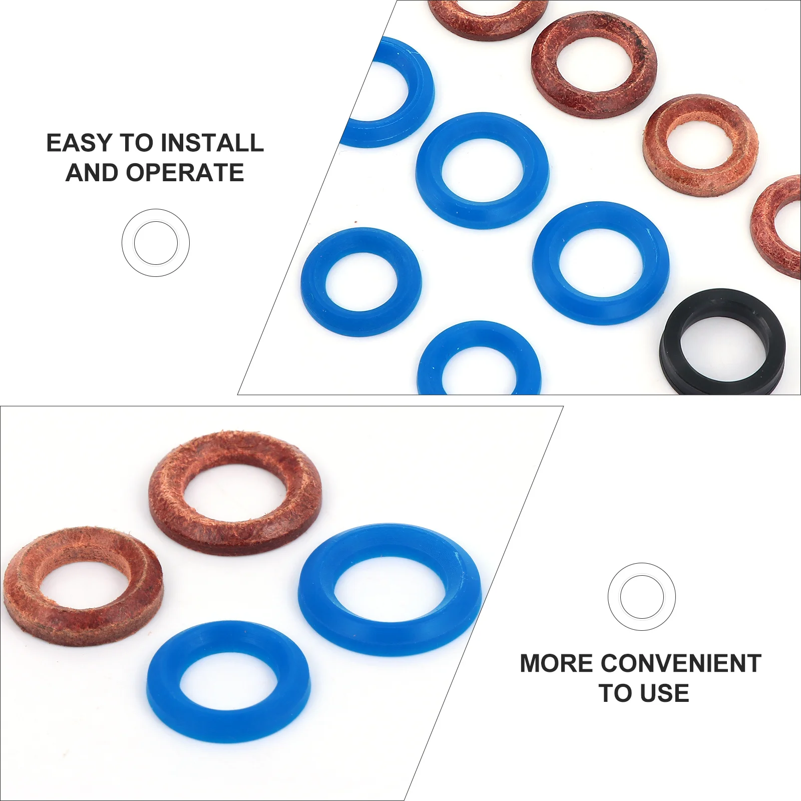 11 قطعة مجموعة حلقات الختم بخاخ الطلاء متينة لاستبدال البخاخ بدون هواء أداة إصلاح ذاتية الصنع حشية آلة طلاء الرش
