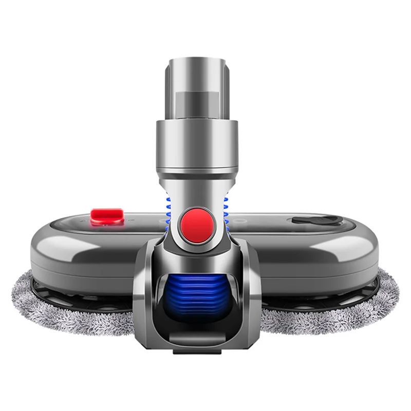 SANQ cabezal de mopa de suelo eléctrico para Dyson V7 V8 V10 V11 V15 piezas de aspiradora con 4 almohadillas de fregona y bloqueo de interruptor