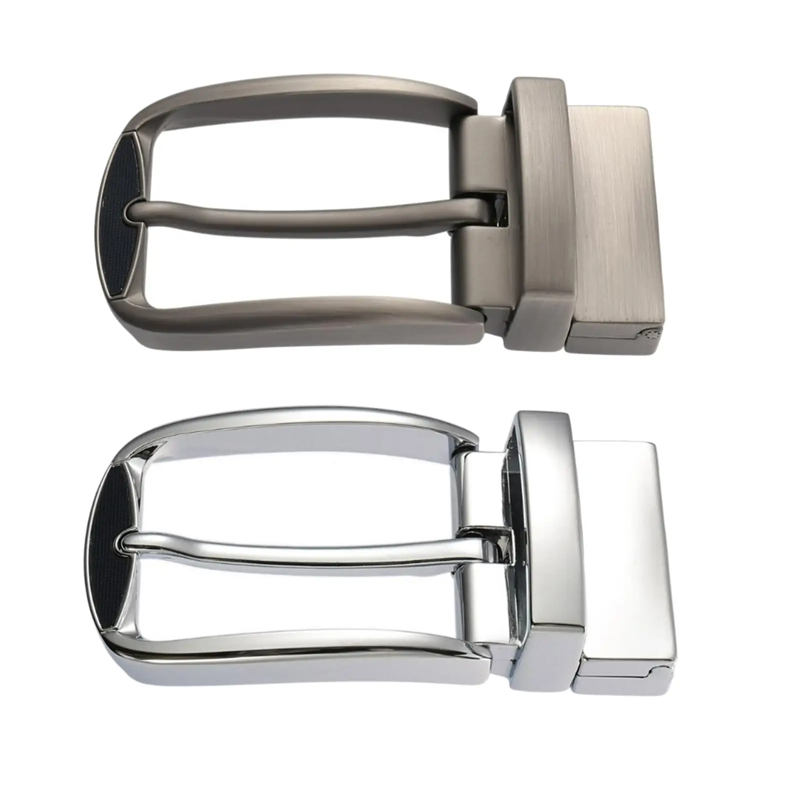 Reversible Metal Belt Buckle High Quality Belt Accessories Single Prong Rectangle Pin Buckle