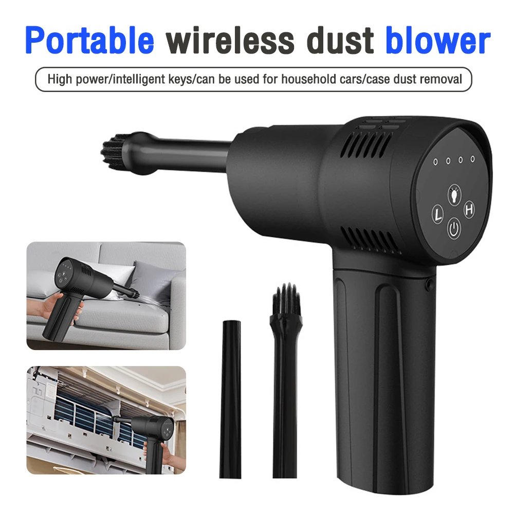 

Wireless Air Duster Hand Electric Air Blower Cleaning Computer Keyboard Car Camera Rechargable Large Portable Wireless Air