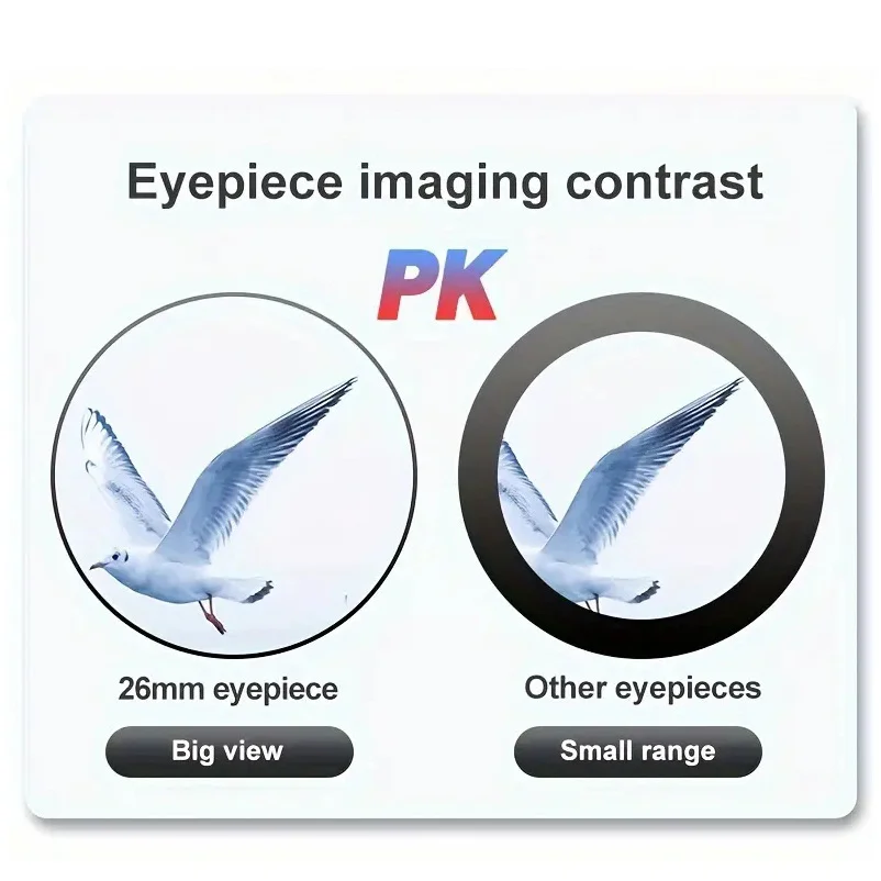 Binoculares portátiles 20-180x100 Zoom Ultra HD para exploración al aire libre para visualización de larga distancia para observación Camping caza