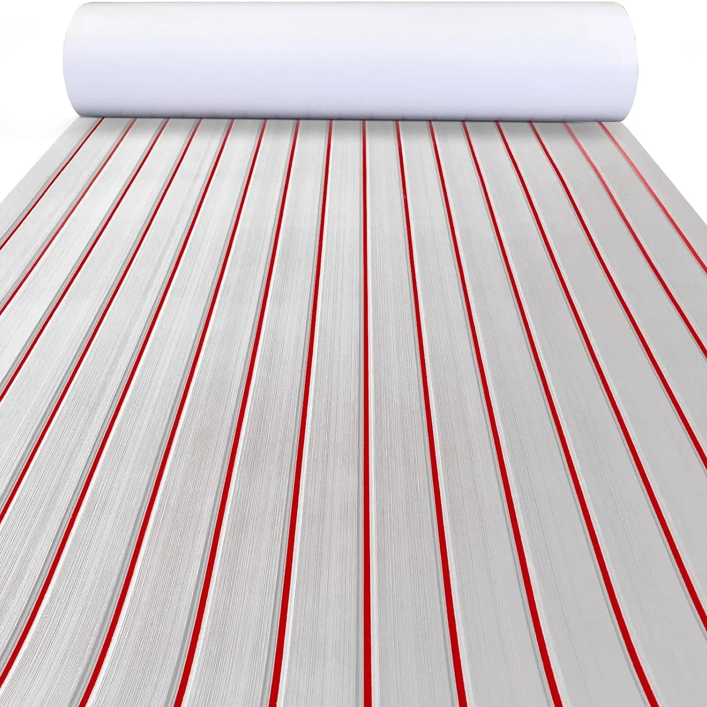 2.4*1.2m Zelfklevende EVA Foam Boot Marine Vloeren Faux Teak Dek Vel voor Jacht kajak diy decoratie materiaal RV Vloermat