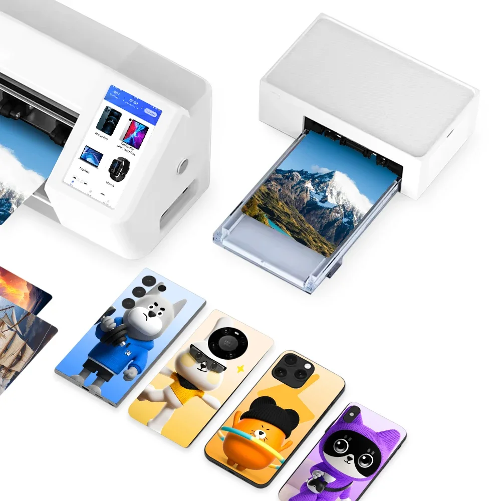 D-KING Mini Sublimation Thermal Printing Machine Customizable Mobile Phone Back Skin Sticker Film Photo Printer