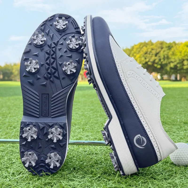 

Original Brand Professional Men's Large Size Sneaker Top Quality with Nails Golf Training Shoe 39-48