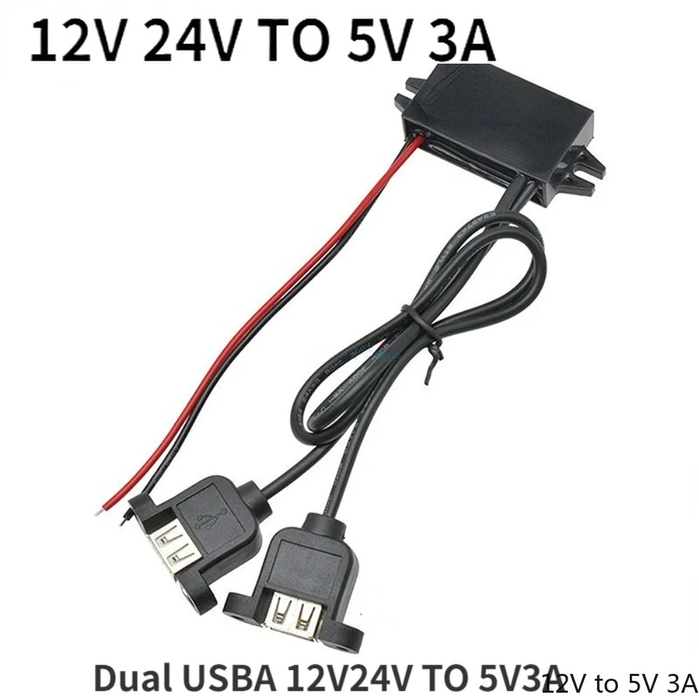 8-32V 12V 24V auf 5V 3A DC DC Step Down Converter Typ-C USB Power Buck Versorgung Ladegerät für Handy iPad Aufladen wasserdicht