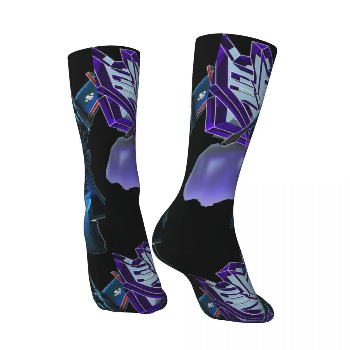 Funny compression Masterpiece Thundercracker Battle Droid Sock for Men Hip Hop Titanfall Mecha and Science Fiction Boy Crew Sock