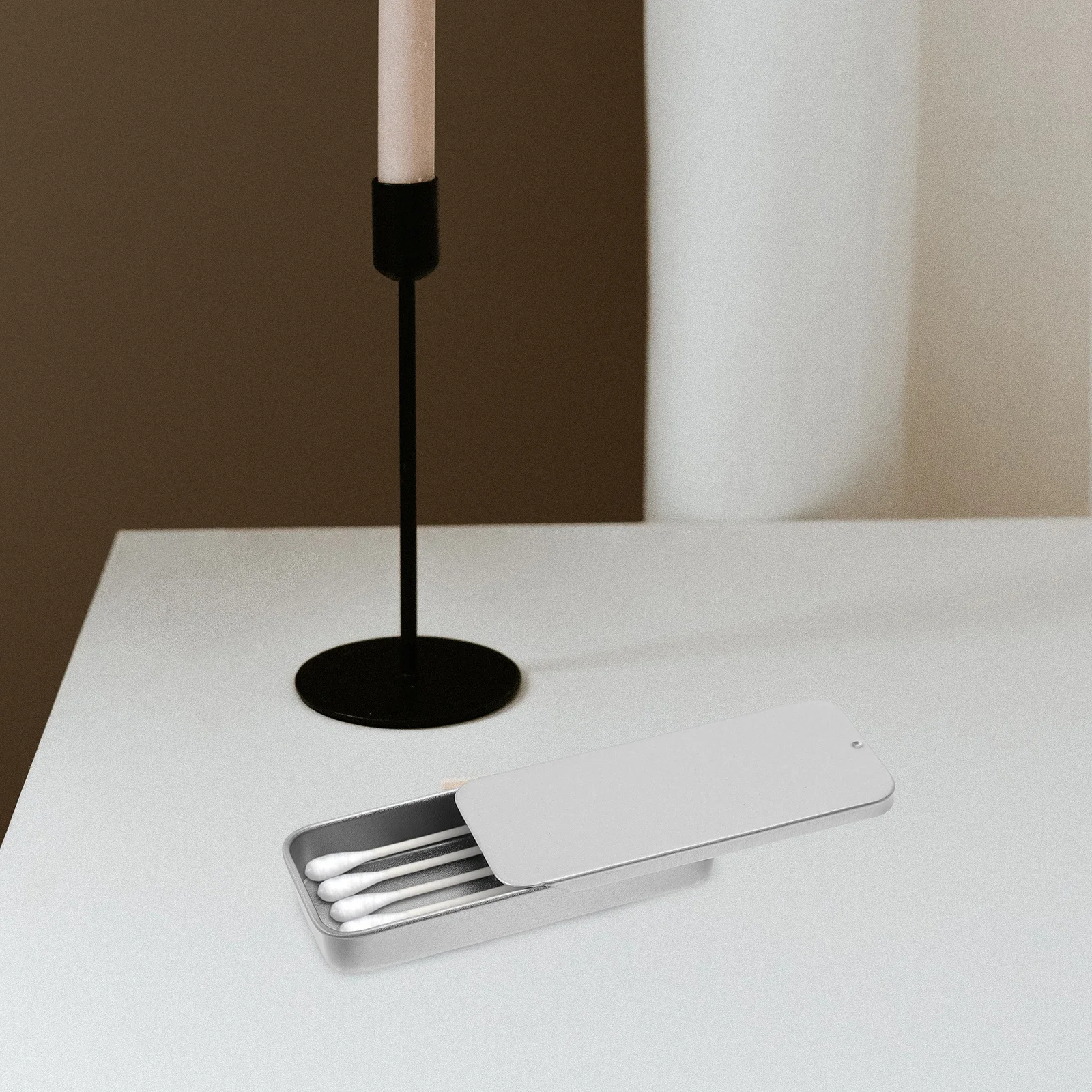 

14Pcs Sliding Lid Small Storage Boxes Solid Balm Dental Floss Cases Cotton Swab Holder Desktop Organizer Bulk Solid Balm Box