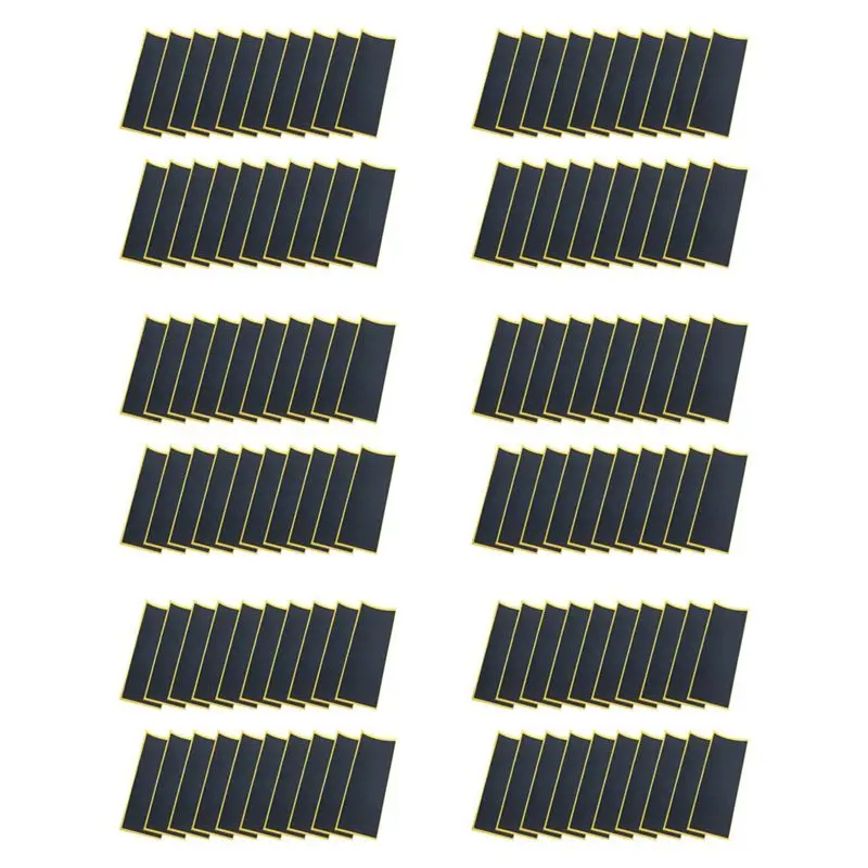 

AB47-120Pcs/Lot Black Fingerboard Deck Uncut Tape Stickers Black Foam Grip Tape Stickers 38Mmx110mm