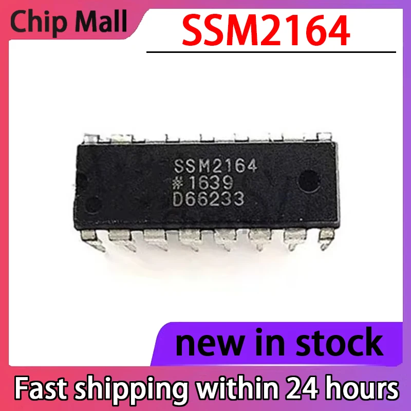 1PCS New SSM2164 PDIP-16 Four Channel Voltage Controlled Amplifier Chip in Stock