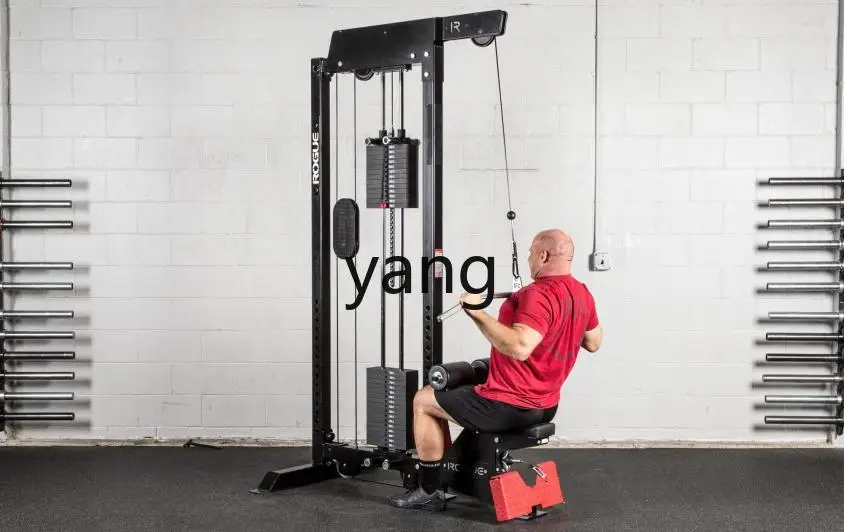 Yjq sitting high pull-down trainer gym high and low pull back rowing machine commercial