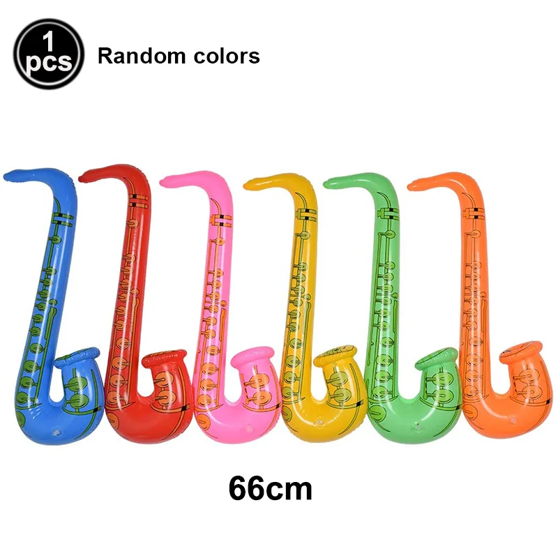 Aufblasbarer Musik instrument Ballon 80er 90er Jahre Party dekorationen Gitarre Saxophon Klavier Keyboard Ball Konzert Rock Party Requisiten – Detail 3